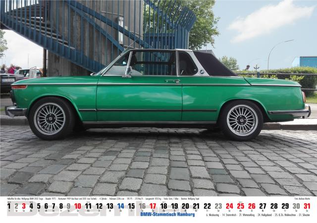 Bild: BMW-Stammtisch Hamburg / Kalender 2017